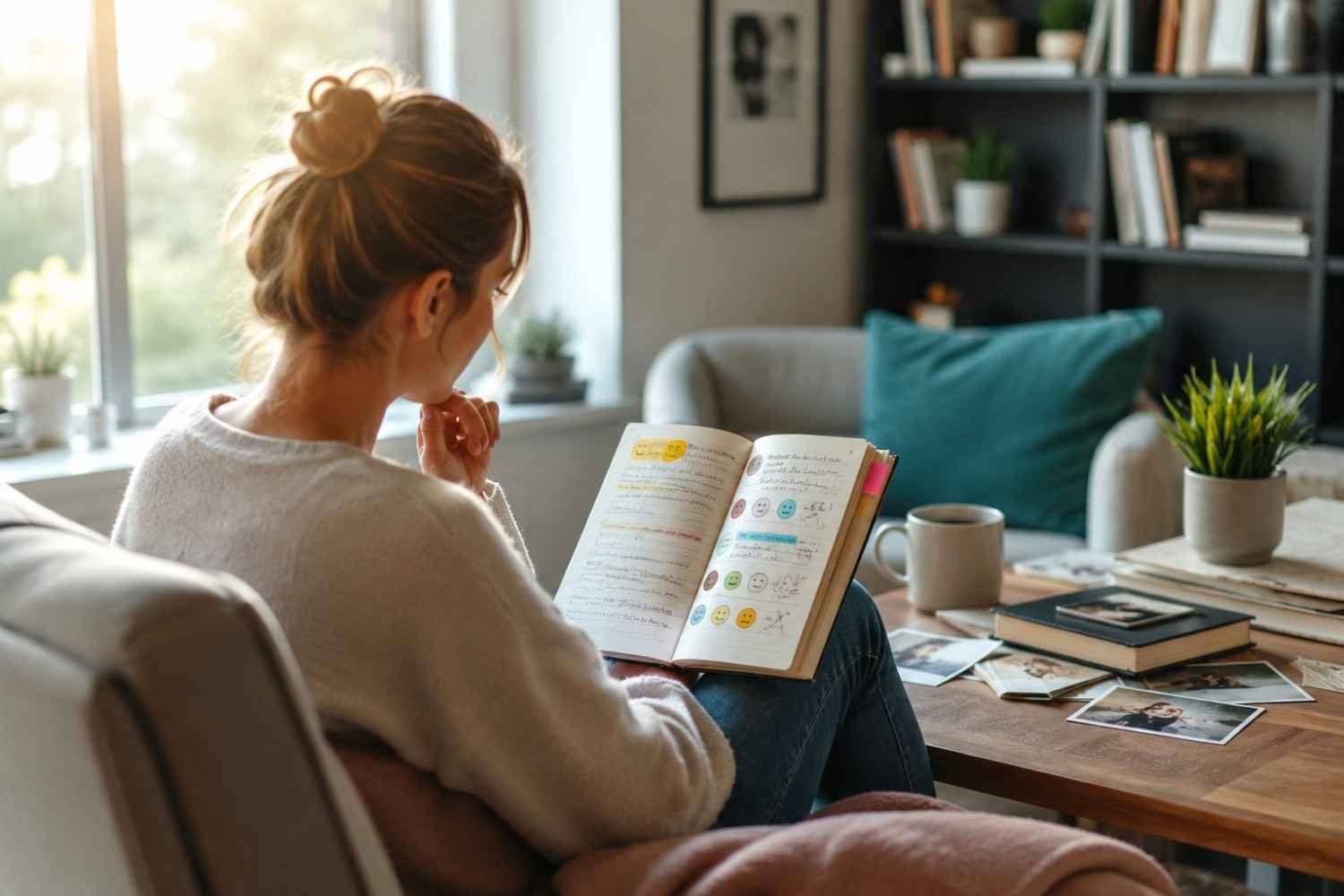 Reviewing Old Entries Can Reveal Emotional Patterns