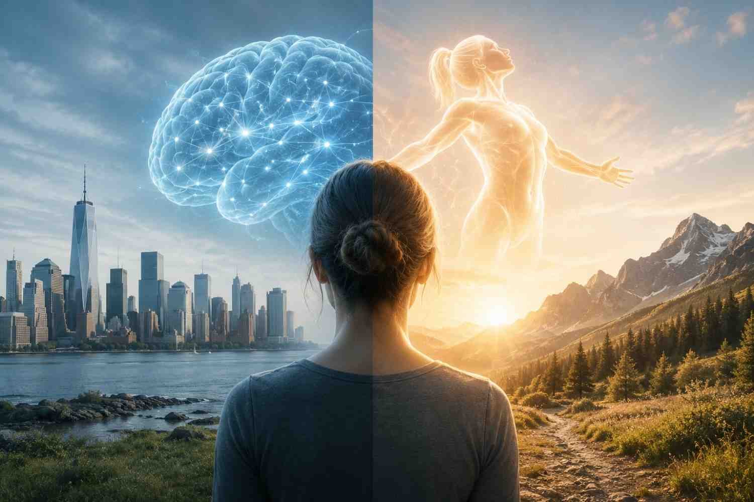 The Brain And Body React Differently To Positive Thinking